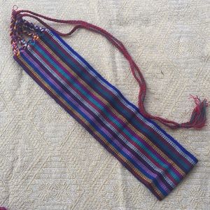 UNISEX- ONE SIZE - Tribal Mexican belt Handwoven